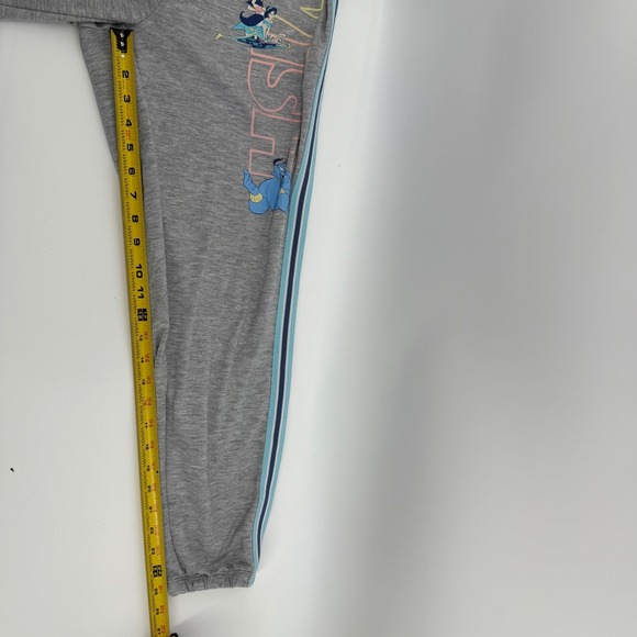 Disney Aladdin Jasmine Genie Pajama Pants Grey Sleepwear Joggers Small LZ29713BC - Picture 7 of 7